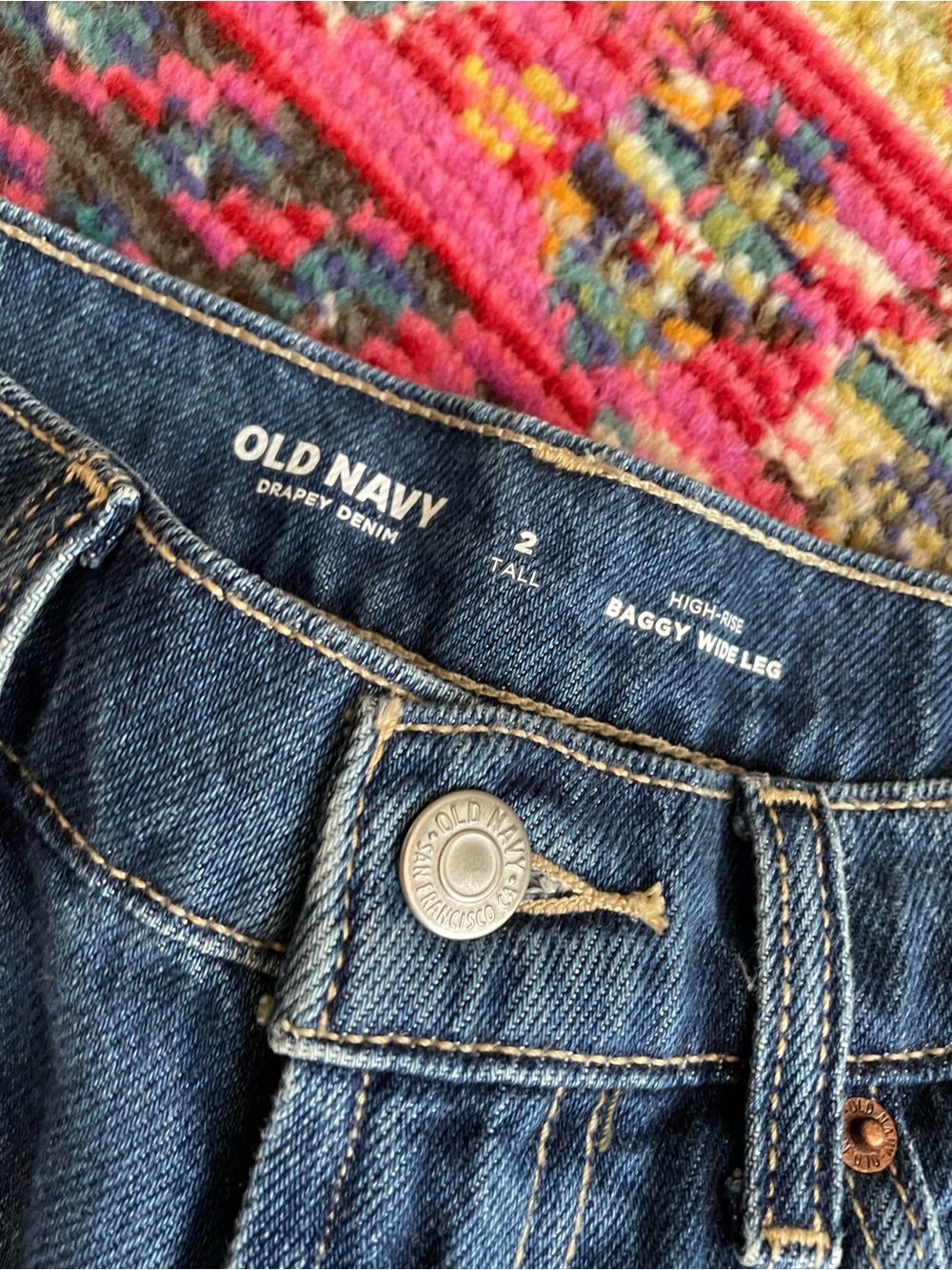 Old Navy BAGGY& Wide leg Jeans. Two pairs for ONE PRICE! - Picture 9 of 13